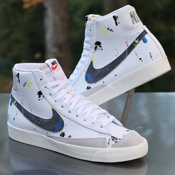 Nike Blazer Mid 77 Paint Splatter Men's Size 10.5 - Picture 1 of 13